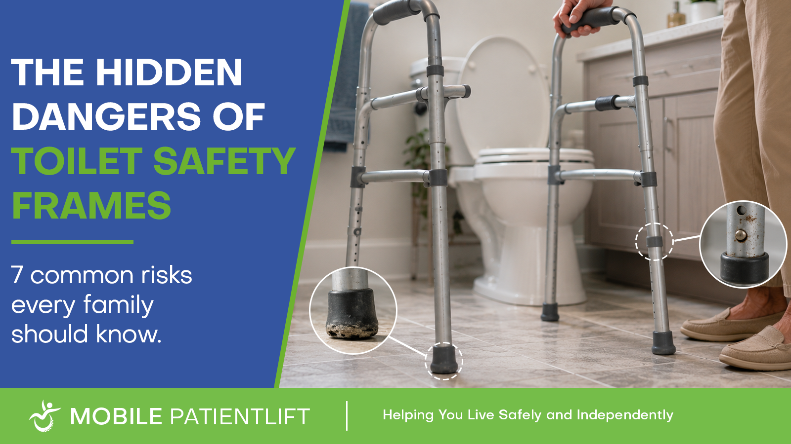 The Hidden Dangers of Toilet Safety Frames – Mobile Patient Lift
