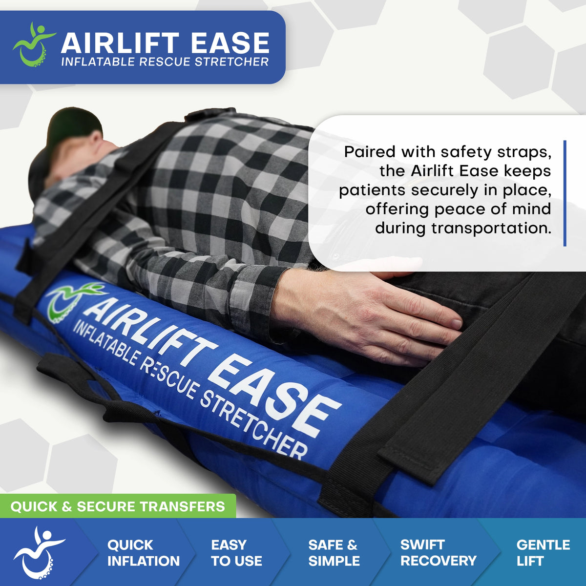 AirLift Ease Inflatable Patient Lateral Transfer Mattress
