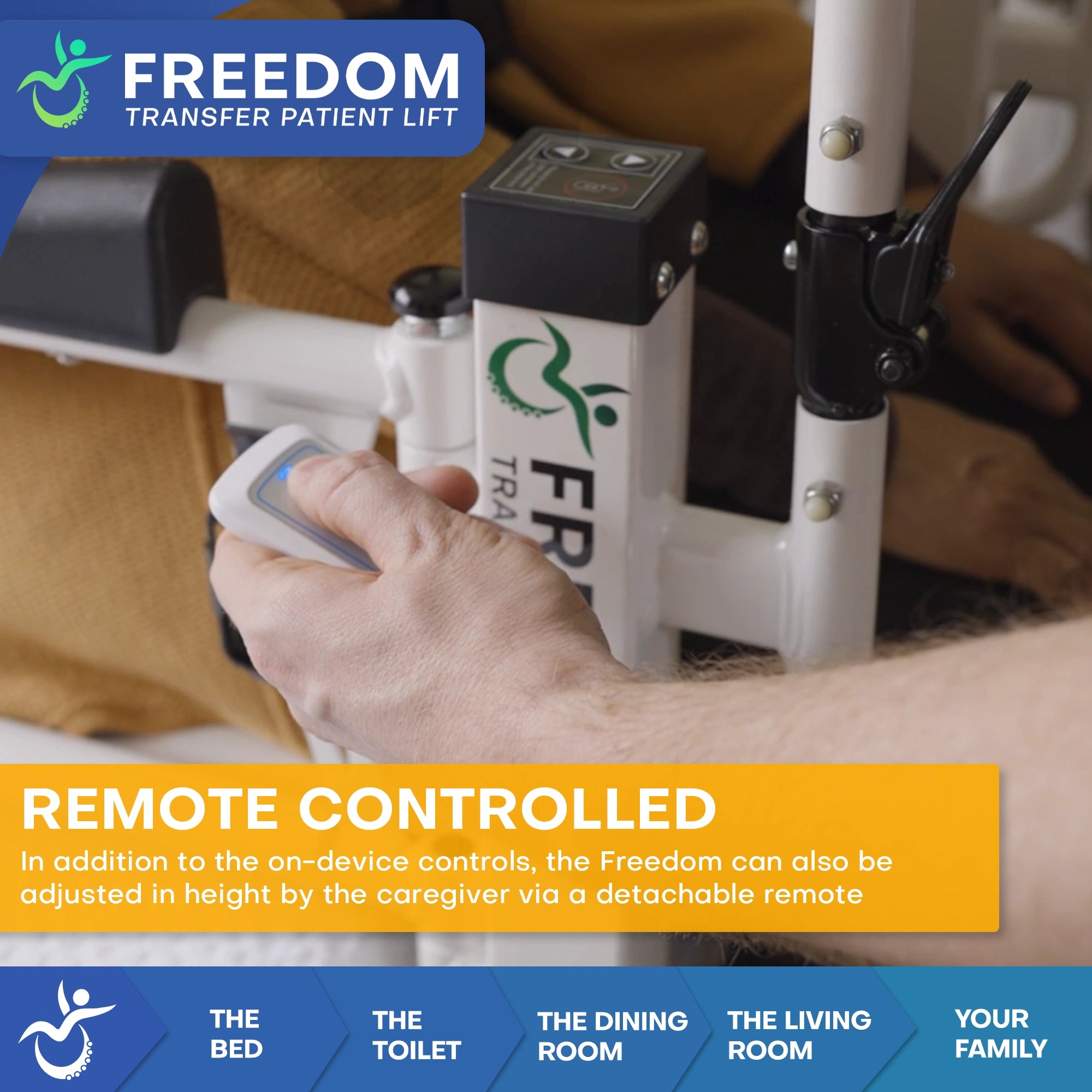 Remote Control of the Freedom Transfer Patient Lift 