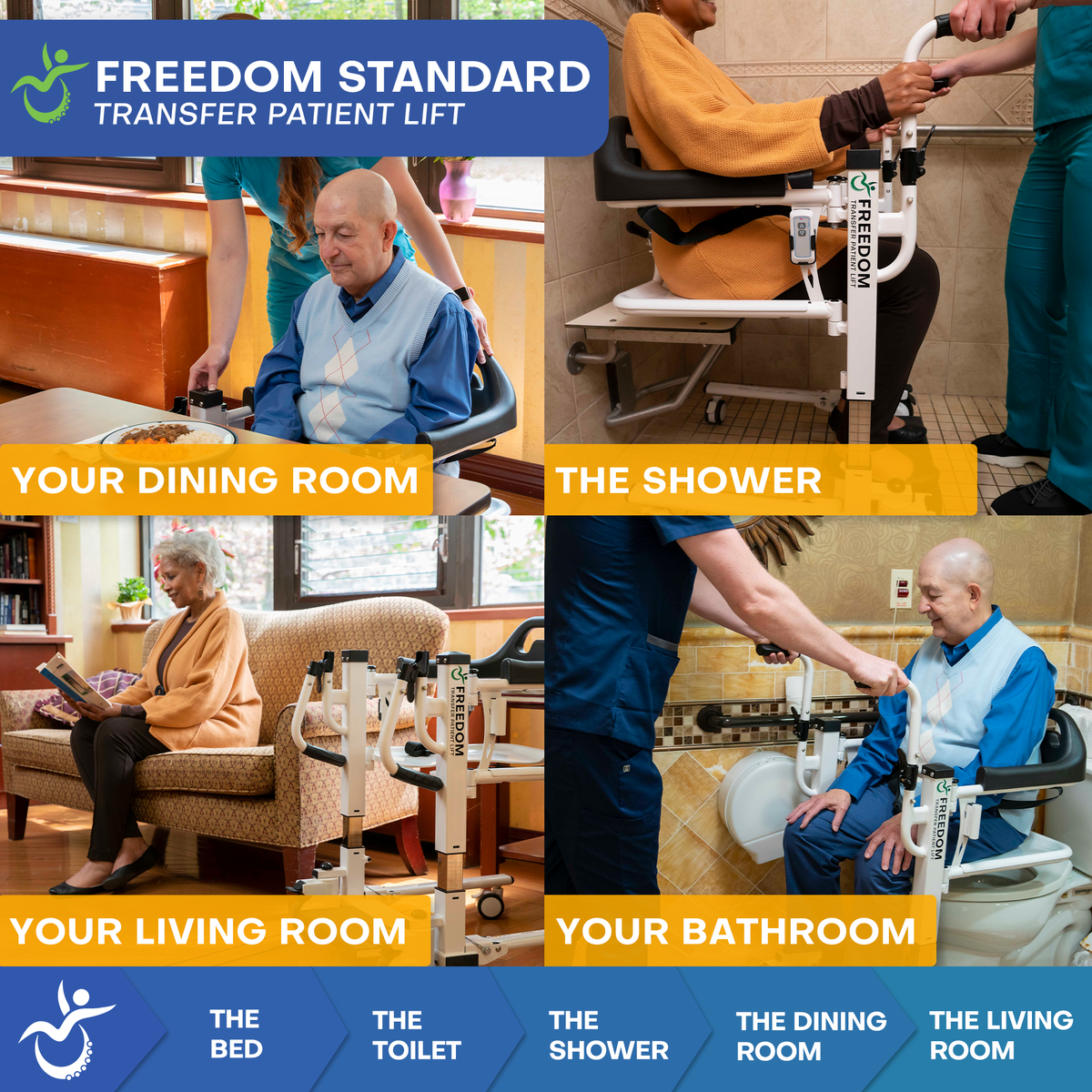 Freedom Transfer Patient Lift - Sling Free Transfers