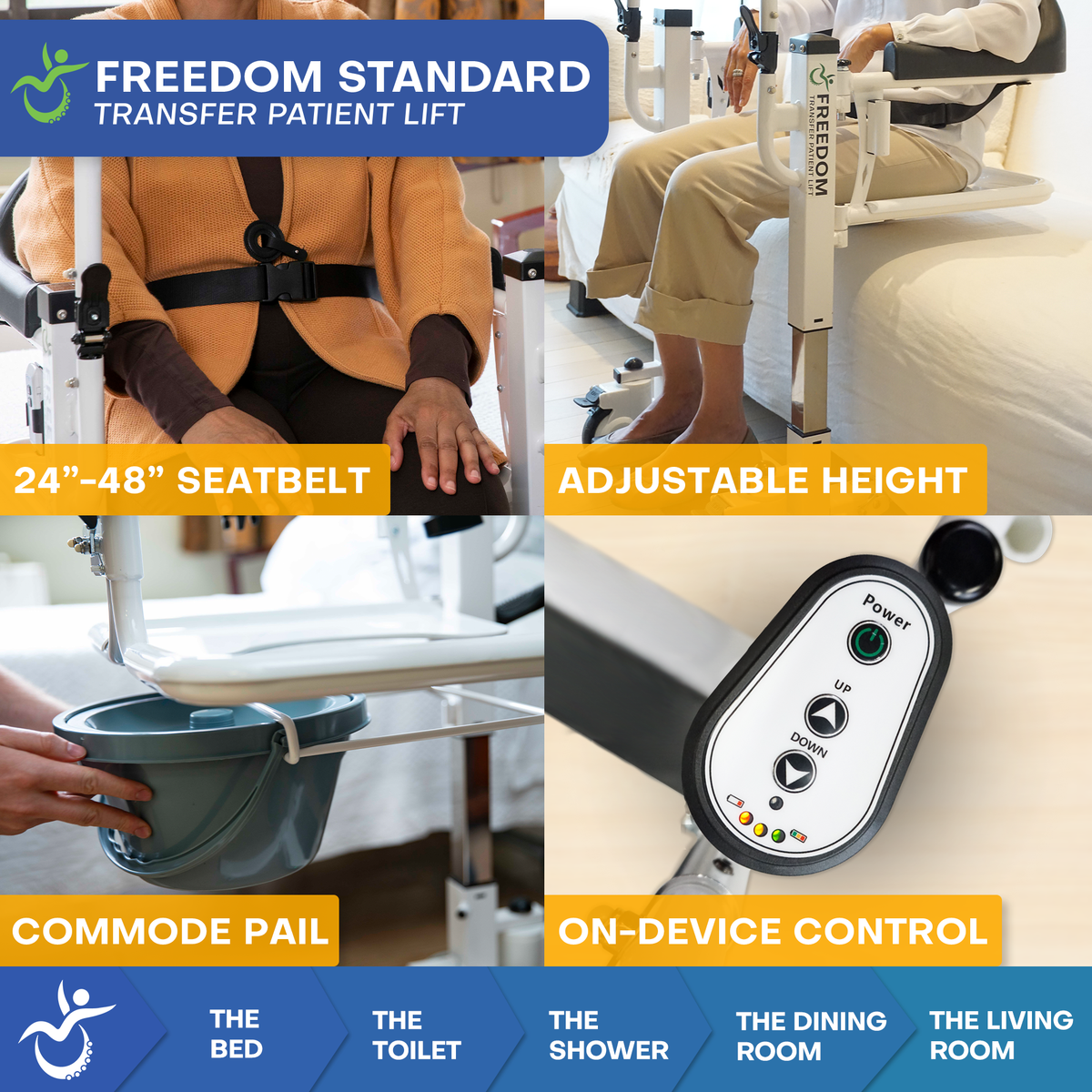 Freedom Transfer Patient Lift - Sling Free Transfers