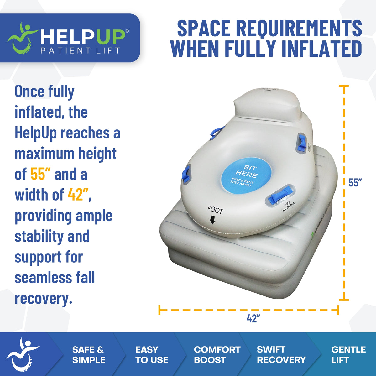 Fall Recovery System Patient Floor Lift | Fall Recovery Device | Mobile Patient Lift