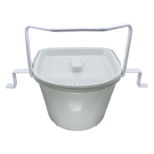 Commode Pail with Support Bracket - ArGo