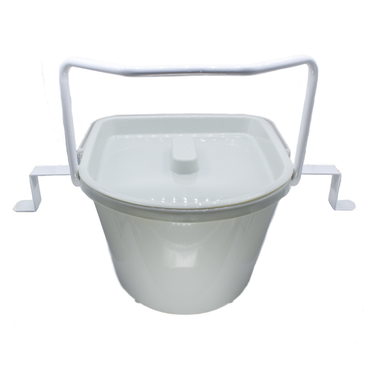 Commode Pail with Support Bracket - ArGo