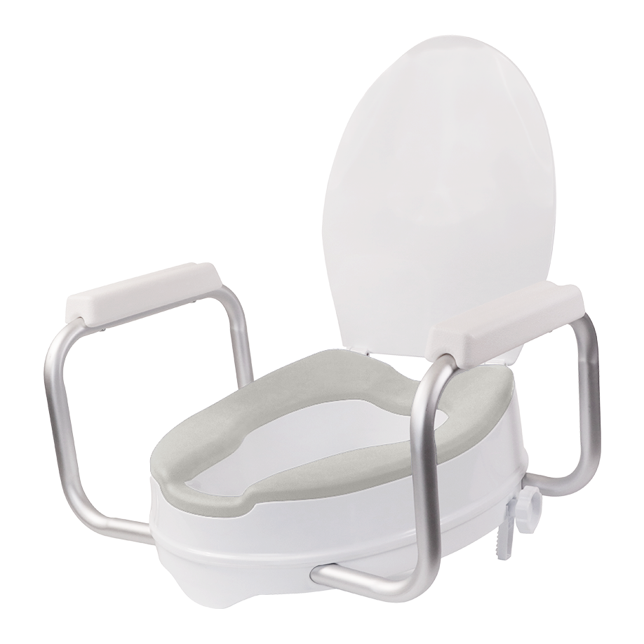 AltiCare 5” Raised Toilet Seat with Non-Slip Surface