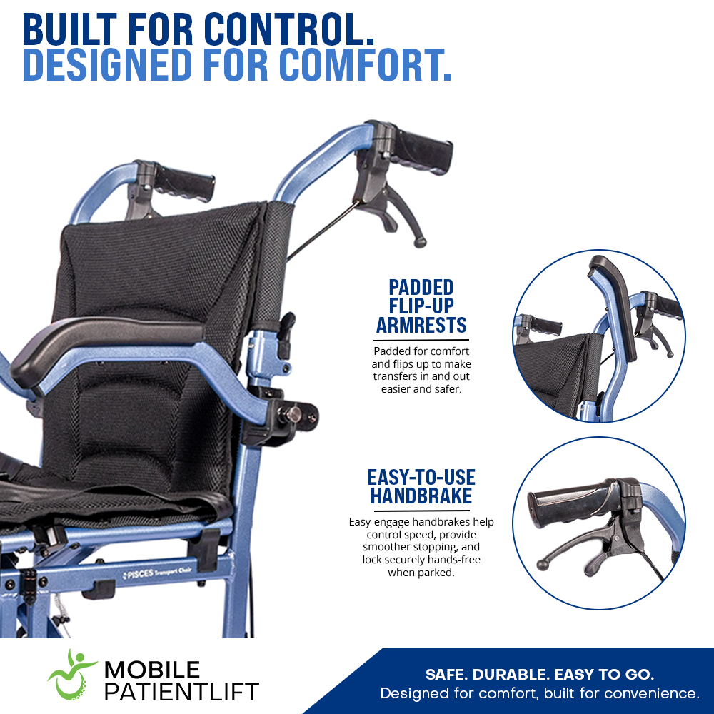MPL Ultra-Fold Lightweight Transport Chair